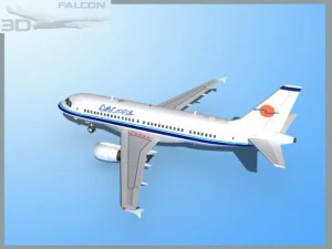 falcon3d  a319 eurocypria airlines 3D Model