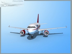 falcon3d  a319 fastwings 3Dモデル