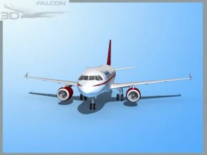 falcon3d  a319 fastwings 3D Model