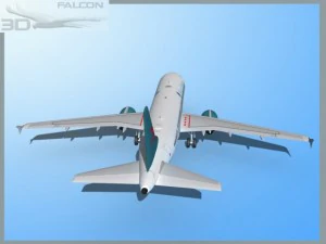 falcon3d  a319 first choice airways 3D Model