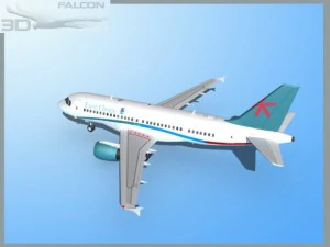 falcon3d  a319 first choice airways 3D Model