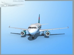 falcon3d  a319 first choice airways 3D मॉडल