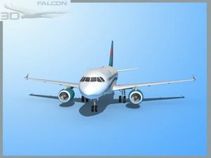 falcon3d  a319 first choice airways 3D Model