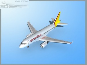 falcon3d  a319 germanwings 3D 모델