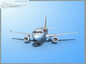 falcon3d  a319 germanwings 3D Model