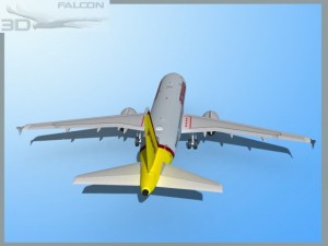falcon3d  a319 germanwings 3D Model