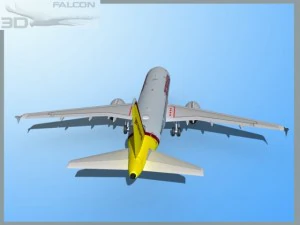 falcon3d  a319 germanwings 3D Model