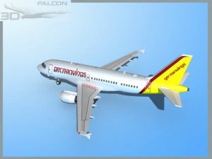 falcon3d  a319 germanwings 3D Model