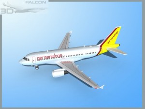 falcon3d  a319 germanwings 3D Model
