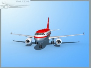 falcon3d  a319 ltu Model 3D