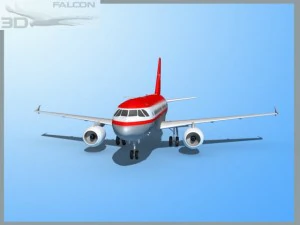 falcon3d  a319 ltu 3D Model