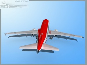falcon3d  a319 ltu Model 3D