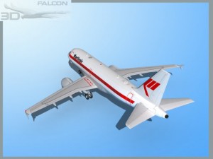 falcon3d  a319 martinair 3D 모델