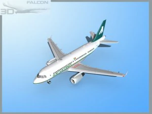 falcon3d  a319 mexicana airlines 3D Model