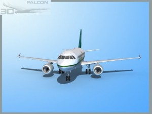 falcon3d  a319 mexicana airlines 3D 모델