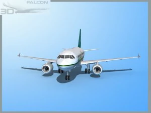 falcon3d  a319 mexicana airlines 3D Model