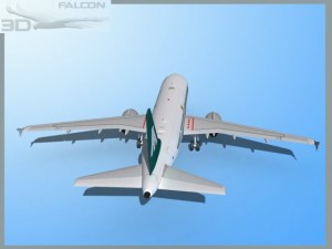 falcon3d  a319 mexicana airlines 3D 모델