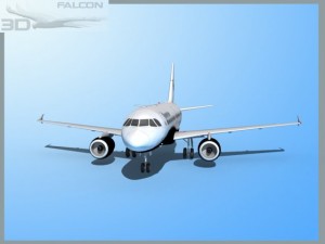 falcon3d  a319 monarch airlines Model 3D