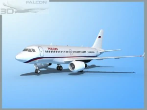 falcon3d a319 poccnr r&uacute;ssia Modelo 3D