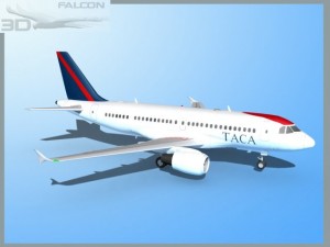 falcon3d a319 taca Modelo 3D