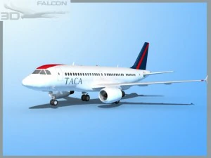 falcon3d a319 taca 3D Model