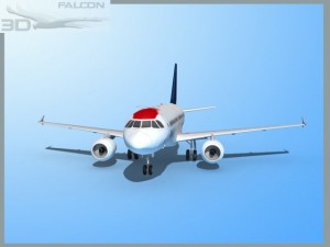falcon3d a319 taca Modello 3D