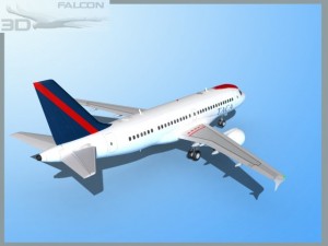 falcon3d a319 taca Modello 3D