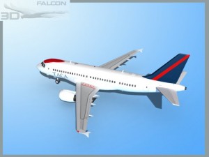 falcon3d a319 taca Modello 3D