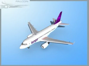 falcon3d a319 tango 3D Model