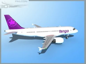 falcon3d a319 tango 3D Model