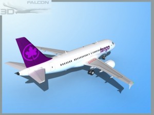 falcon3d a319 tango Model 3D