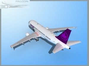 falcon3d a319 tango Model 3D