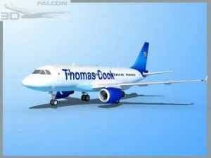 falcon3d  a319  thomas cook 3D Model