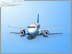 falcon3d  a319  thomas cook 3D 模型