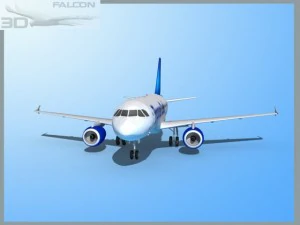 falcon3d  a319  thomas cook 3D Model