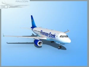 falcon3d  a319  thomas cook 3D Model