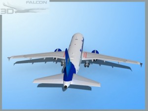 falcon3d  a319  thomas cook 3D 模型