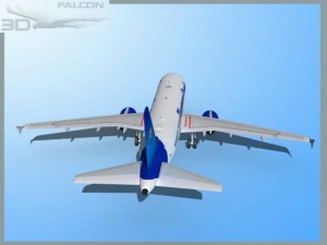 falcon3d  a319  thomas cook 3D Model