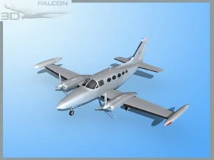 falcon3d c414 chancellor bare metal 3D Model