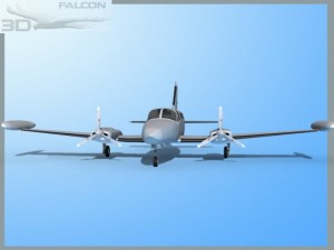 falcon3d c414 chancellor bare metal Modèle 3D