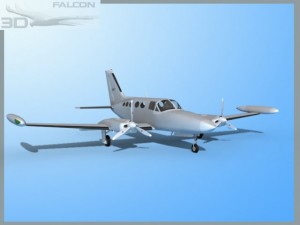 falcon3d c414 chancellor bare metal Modèle 3D