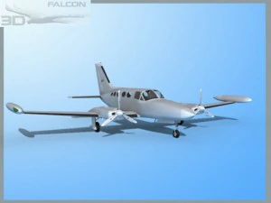 falcon3d c414 chancellor bare metal 3D Model