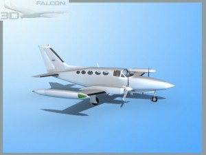falcon3d c414 chancellor bare metal Modèle 3D