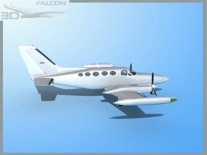 falcon3d c414 chancellor bare metal 3D Model