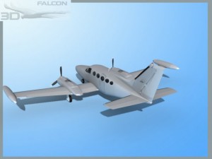 falcon3d c414 chancellor bare metal Modèle 3D