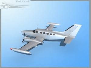 falcon3d c414 chancellor bare metal Modèle 3D