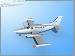 falcon3d c414 chancellor bare metal Modèle 3D