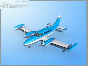 falcon3d c414 chancellor f01 Modèle 3D