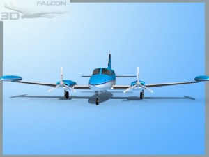 falcon3d c414 chancellor f01 Modèle 3D