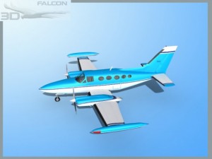 falcon3d c414 chancellor f01 Modèle 3D